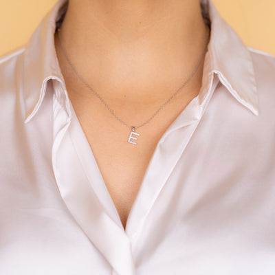 Gemstone Letter Necklace