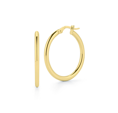 Solid gold hoops 10k solid gold