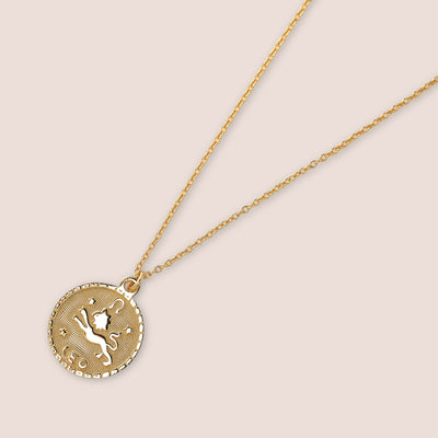 Gold Horoscope Necklace