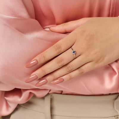 Topaz Blue Gemstone Ring