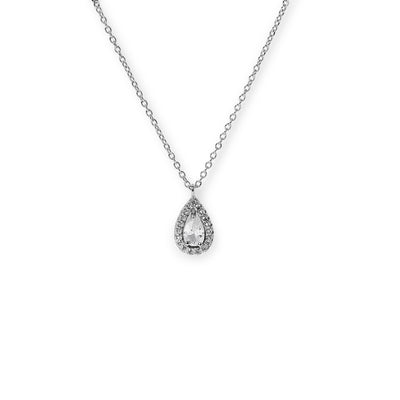 Tear Drop Gemstone Necklace