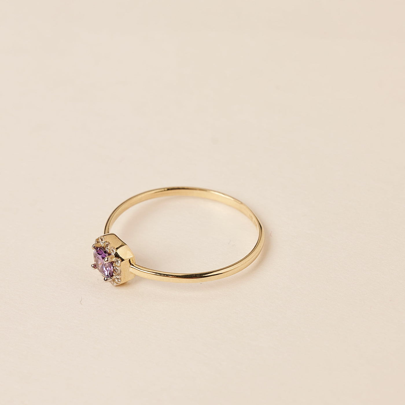 Purple Birthstone Gemstone Ring