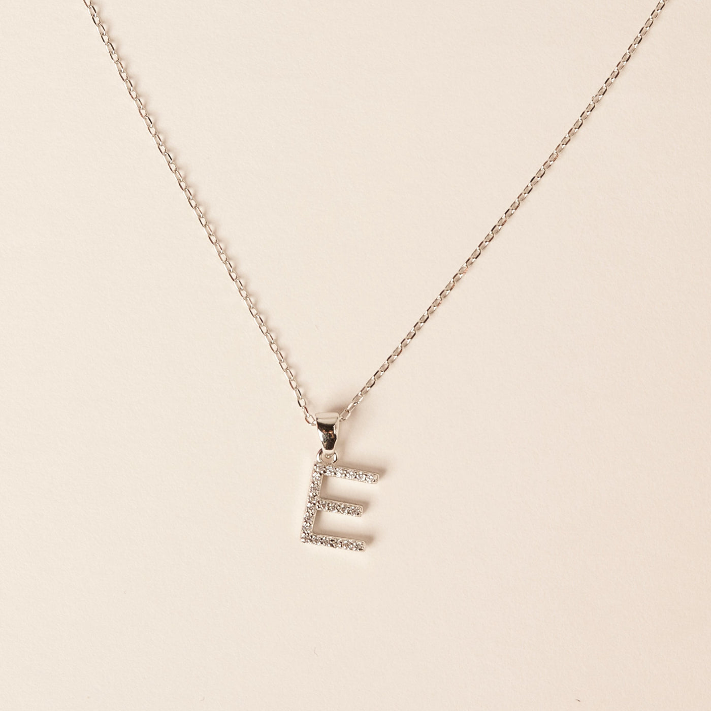 Gemstone Letter Necklace