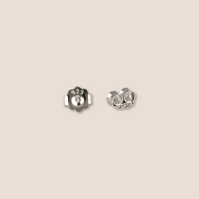 Silver Leaf Gemstone Earrings