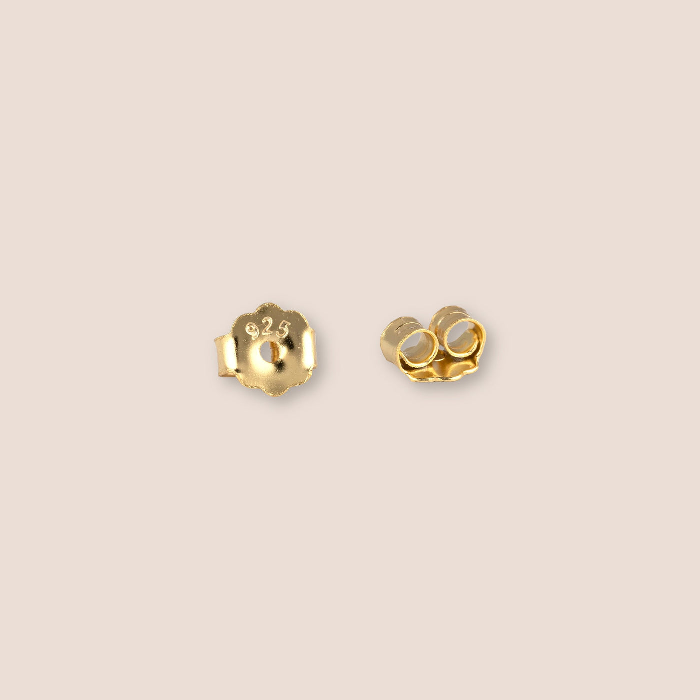Gold Gemstone Petal Earrings